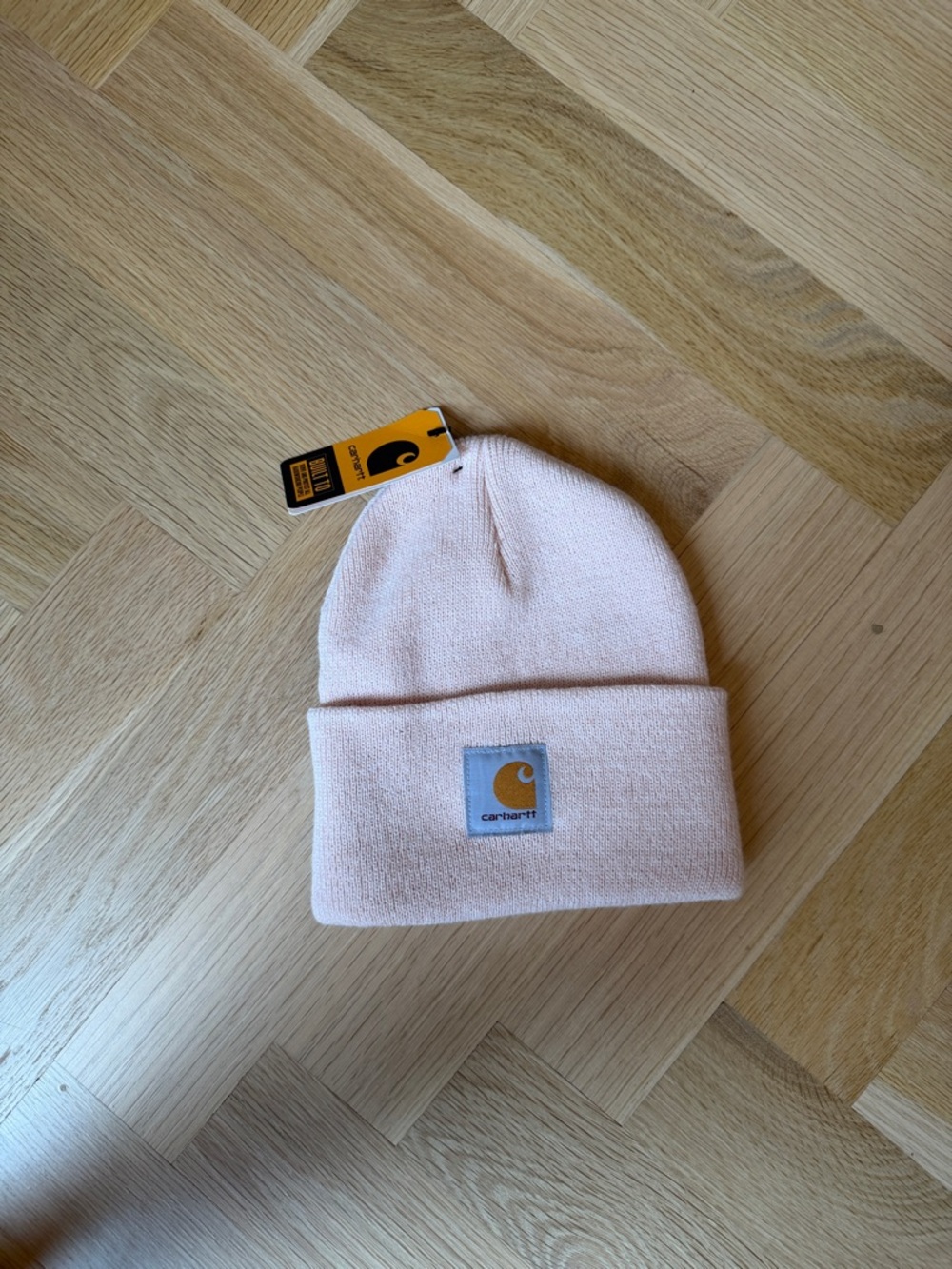 Carhartt Light Pink Folded Cuff Beanie